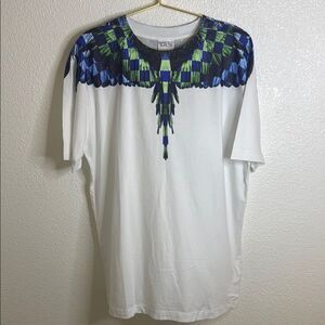 White and Blue Men's Shirt